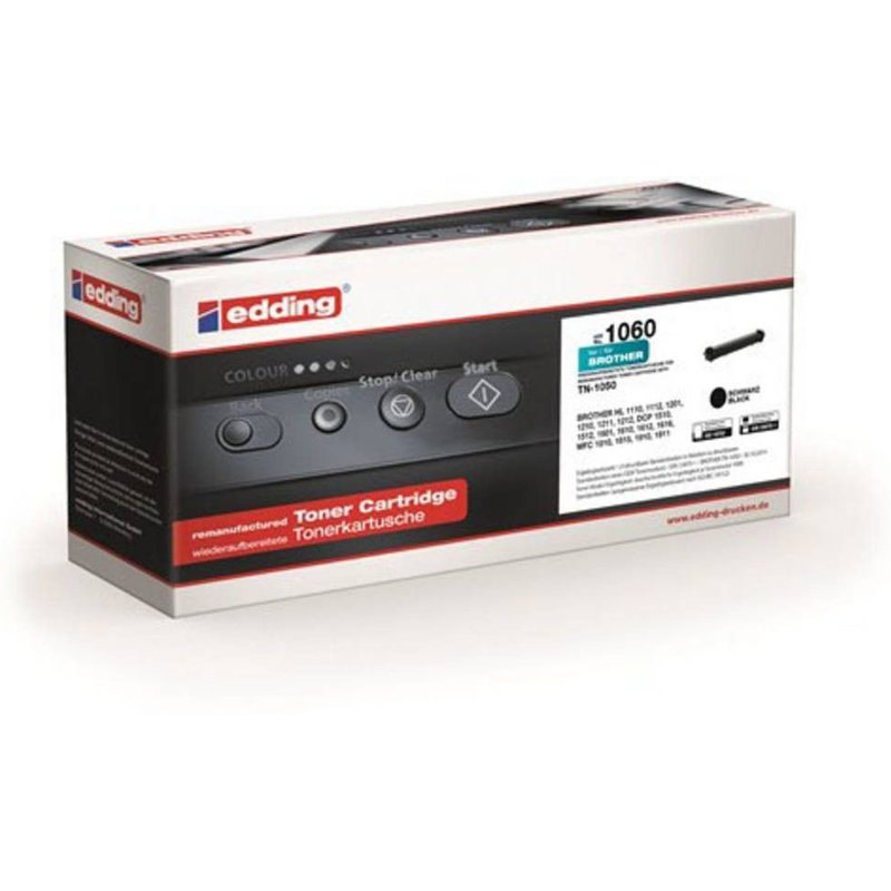 Edding Toner ersetzt Brother TN-1050 compatible noir 1000 Pages EDD-1060