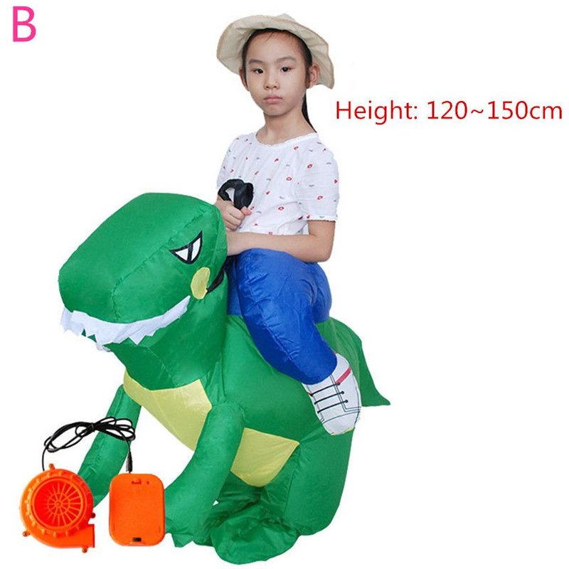 1 Pc Costume De Dinosaure Gonflable Jouet Halloween Costumes Jeux Gonflables Costumes DrĂ´les Animal Cosplay Prop Enfants Jouets De Plein Air