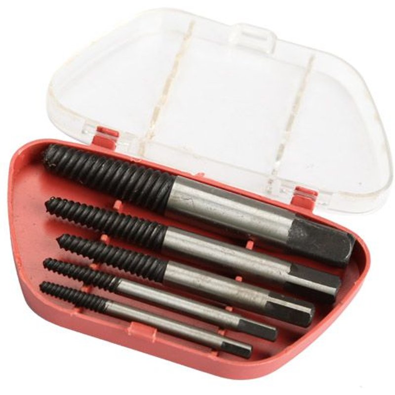 XM 5 pièces 3mm à 18mm acier cassé vitesse sortie endommagée extracteur de vis Guide de foret ensemble dissolvant de boulon cassé ensemble facile à sortir