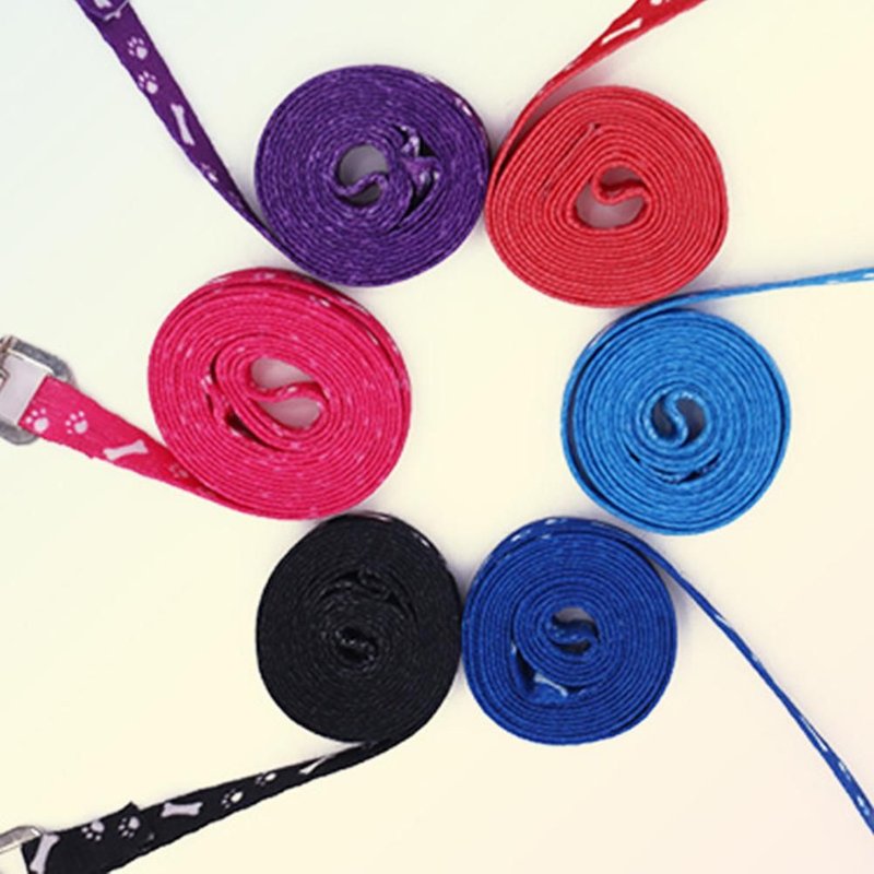 Xm Harnais Pour Chiens Et Chiots Harnais Réglable Avec Empreinte À Os Sangle De Poitrine Pour Chien De Compagnie Harnais De Marche Collier Laisse De Collier Fournitures Pour Chiens