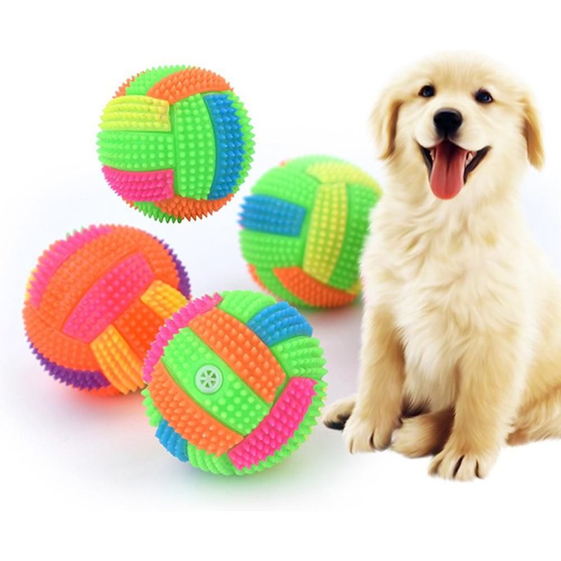 Xm Ballon Gonflable En Forme De Ballon Ballon De Football Clignotant Jouet De Chien De Compagnie Amusant Pour Enfants