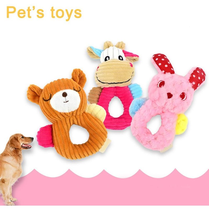 Xm Jouet Molar Chien De Compagnie Chien De Compagnie Mâcher Son Grinçant Amusant Dessin Animé Nettoyage Dent Peluche Morsure Poupée