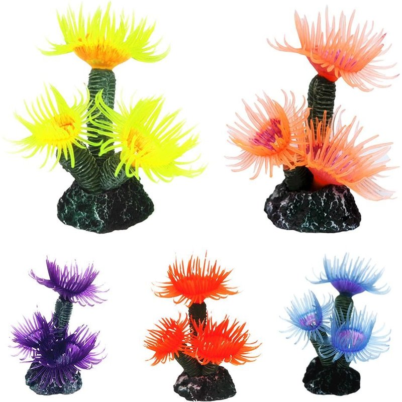 Xm Aquarium Artificiel Nouvelle Décoration De Simulation De Corail Artificiel Aquarium Ornement De Paysage Produits D'animaux Doux