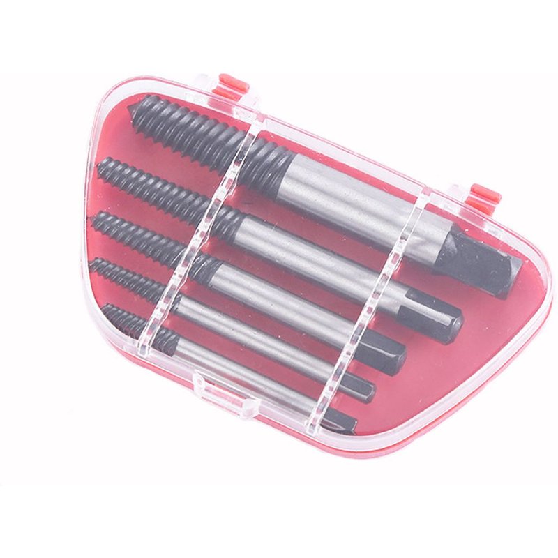 Ensemble de Guide de foret d'extracteur de vis endommagé par vitesse cassée par acier de 5 pièces/ensemble