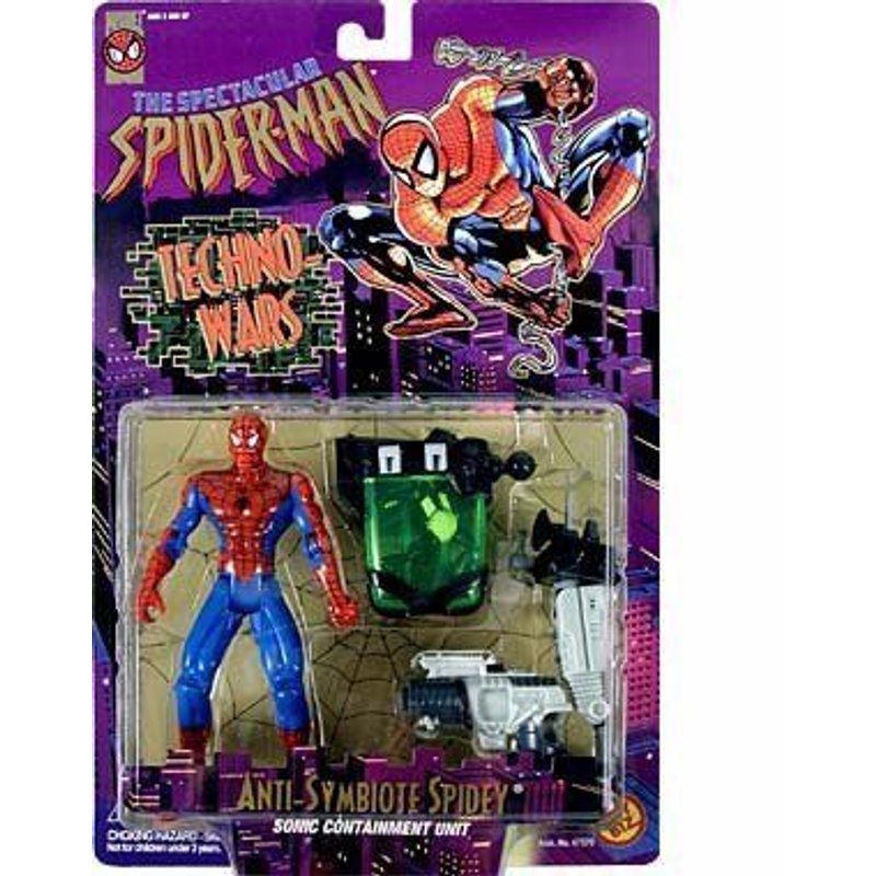 Spider-Man Techno-Wars Anti-Symbiote Spidey Action Figure