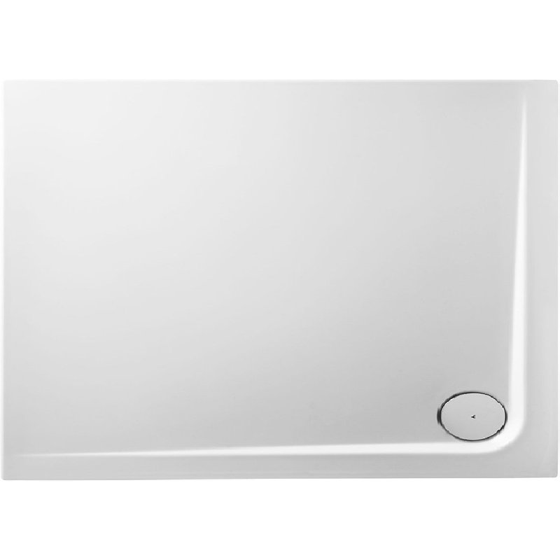 Receveur de douche en acrylique 120x90x4,8 rectangulaire AMI12D blanc