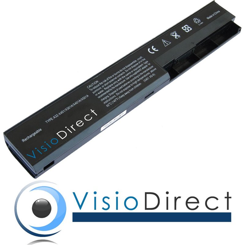 Batterie 11.1V 4400mAh pour ordinateur portable ASUS X401A1 - Visiodirect -
