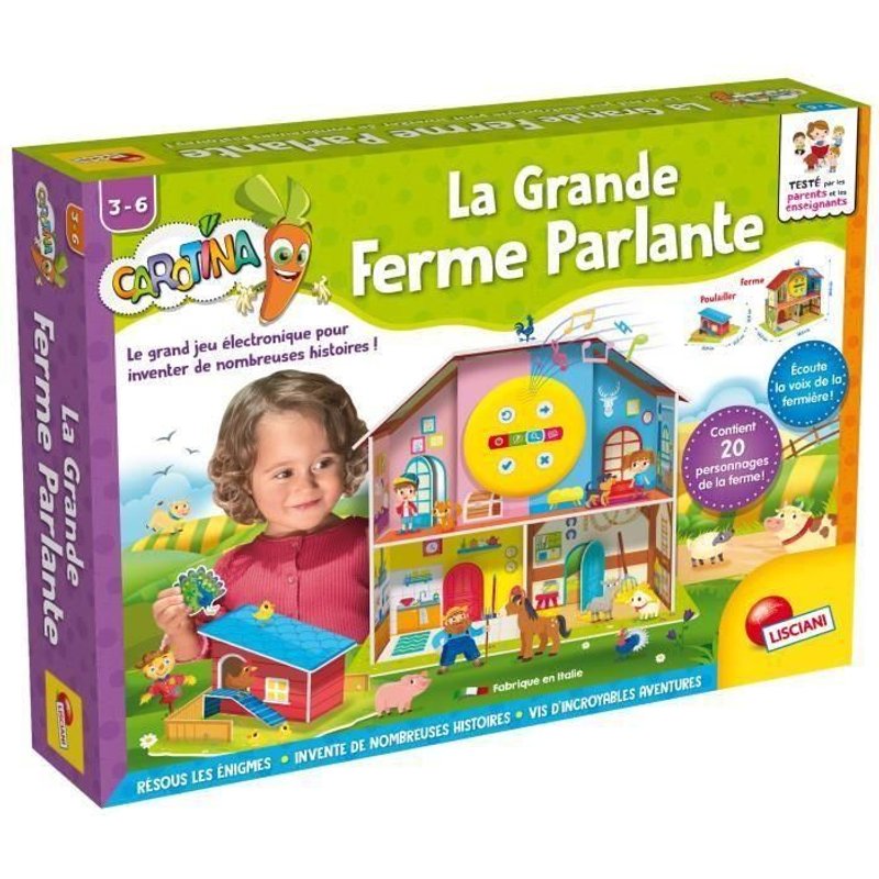 Lisciani Giochi La Grande Ferme Parlante - A Partir De 3 Ans