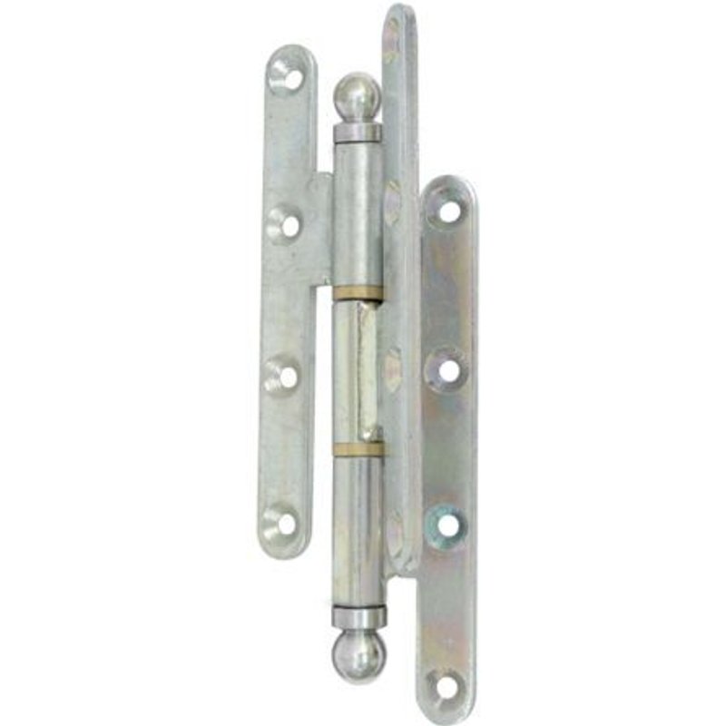 Paumelle 3 branches boule N°27 acier poli BROS - 140x55 BR Vase droite - 27A3RD1451