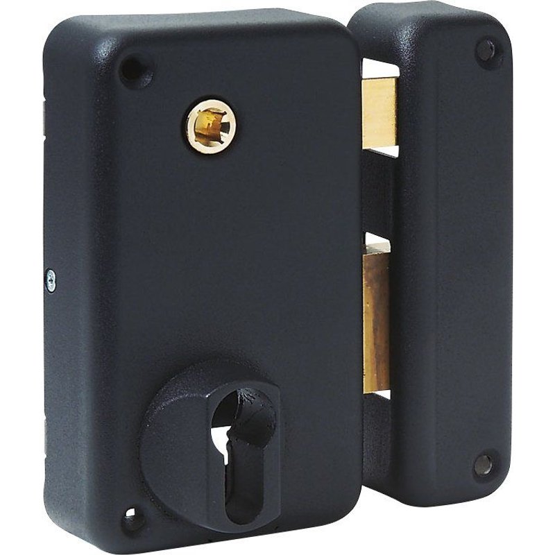 Serrure de grille verticale THIRARD - Fouillot - Cylindre profil européen - Droite - 140x88 - 009819