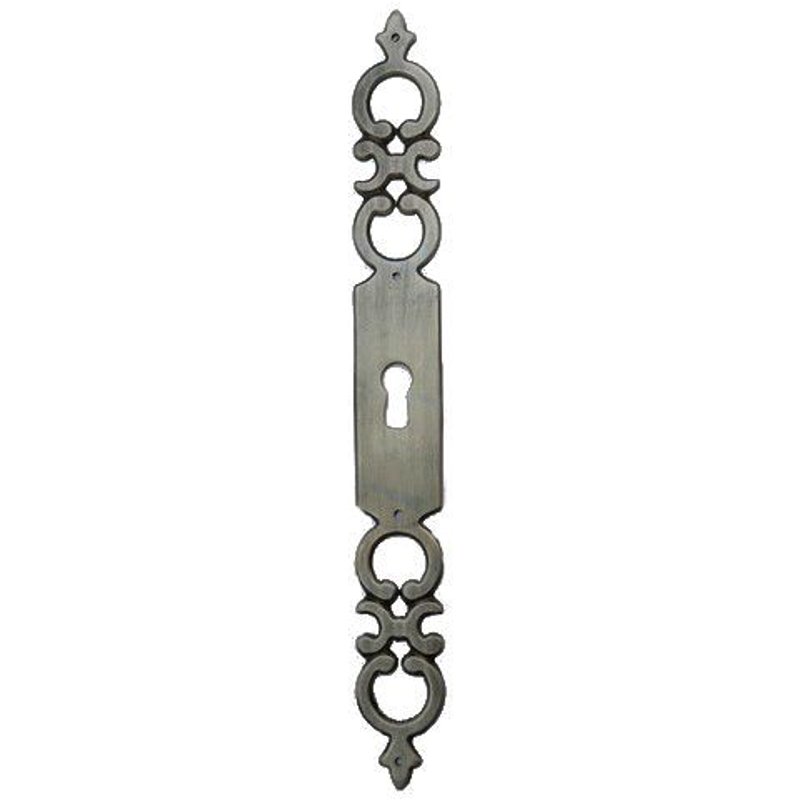 Entrée mixte 344 BROS 185mm - zamack vieil argent - 344-Z-18