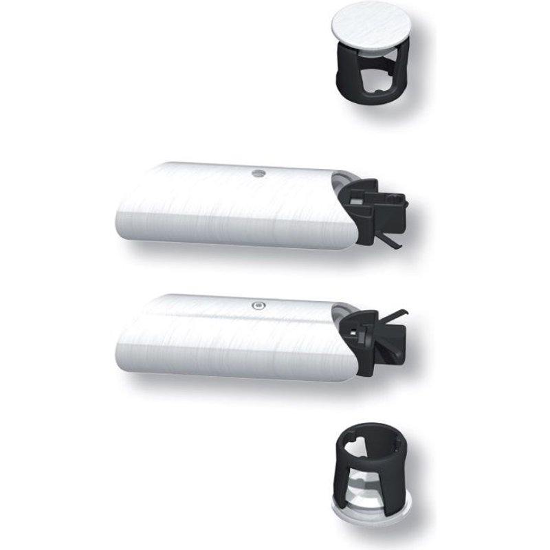 Kit support poignée extérieur Diva XXI LA CROISÉE DS Ø 35 - inox 304L - DS7358