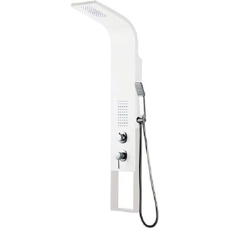 Colonne de douche multifonction 150x50 blanche A7632B