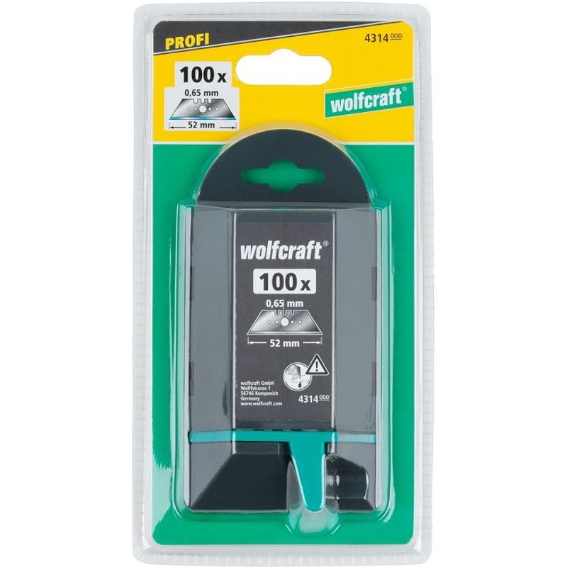 Wolfcraft Lames droites Pro, 52 mm - 4314000