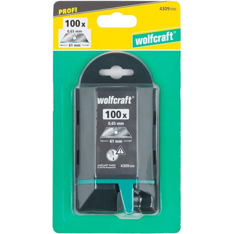 Wolfcraft Lames droites Pro, 61 mm - 4309000