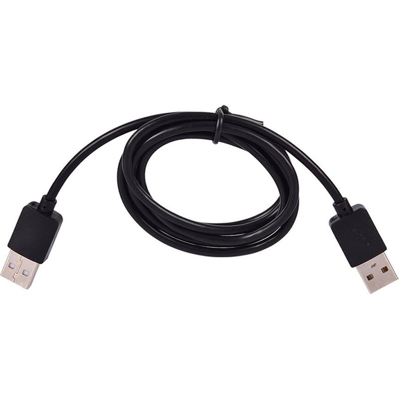 XEjU 1M-3M Câble USB A mâle à une prise mâle blindé haute vitesse 2.0 noir