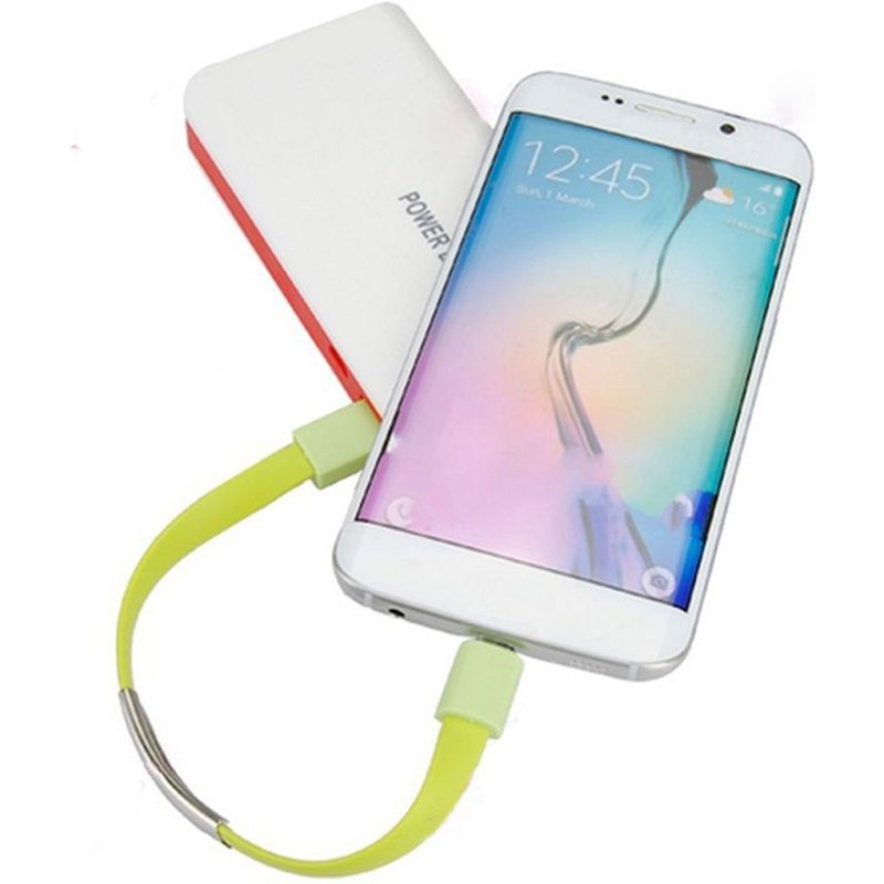 XEjU Micro USB To USB Cable Bracelet Charger Data Sync Cord Wristband Charging