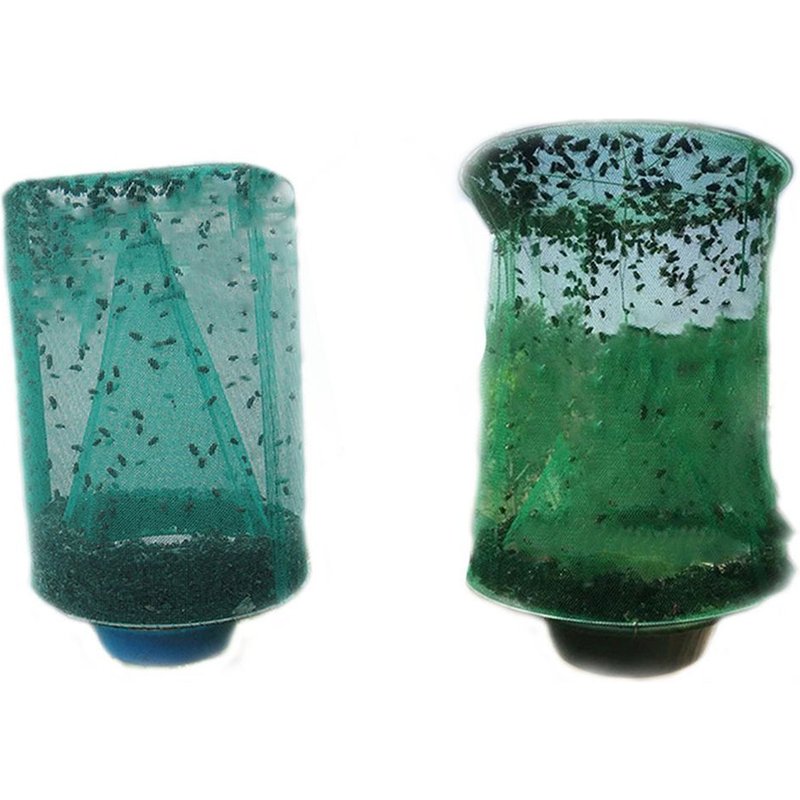 XEjU Pest Control Fly Insect Trap Reusable Hanging Folding Catcher Net er Cage