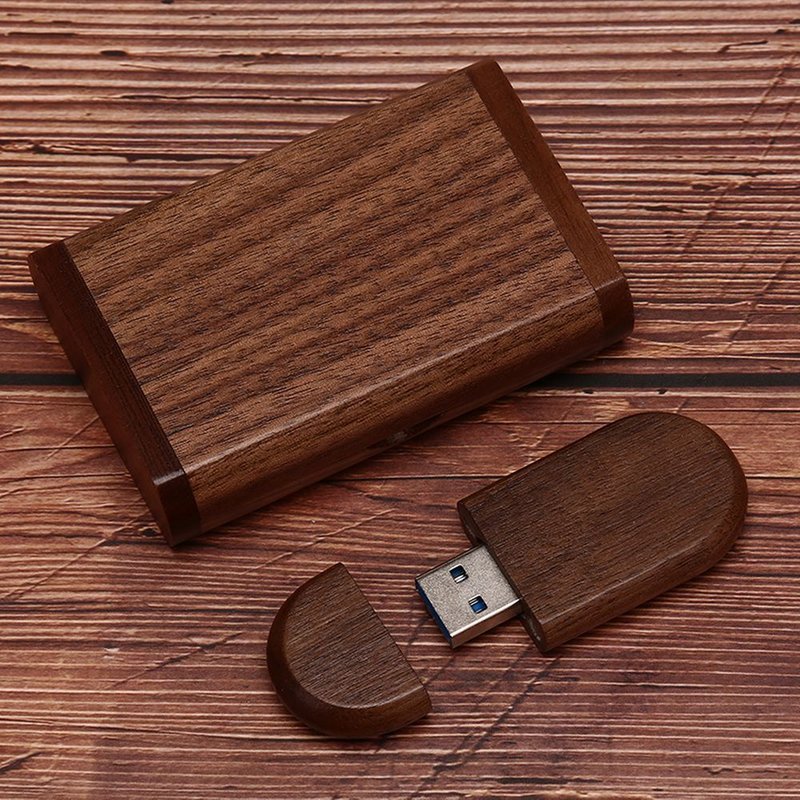 XEjU U Disk Storage Memory Stick Portable USB 3.0 8GB 16GB 32GB 64GB Wood Box