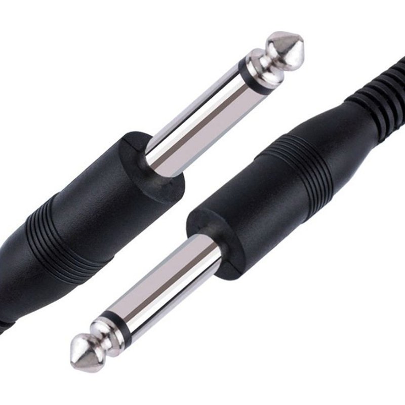 XEjU 16FT 6.35mm Guitar AMP Instrument Patch Straight JACK Male Lead Cable Cord