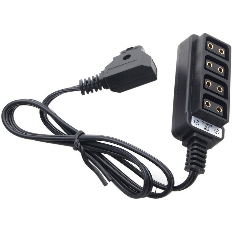 Photographie pratique adaptateur Durable maison électronique quatre Ports facile à utiliser caméra d-tap B Type câbles d'alimentation de charge