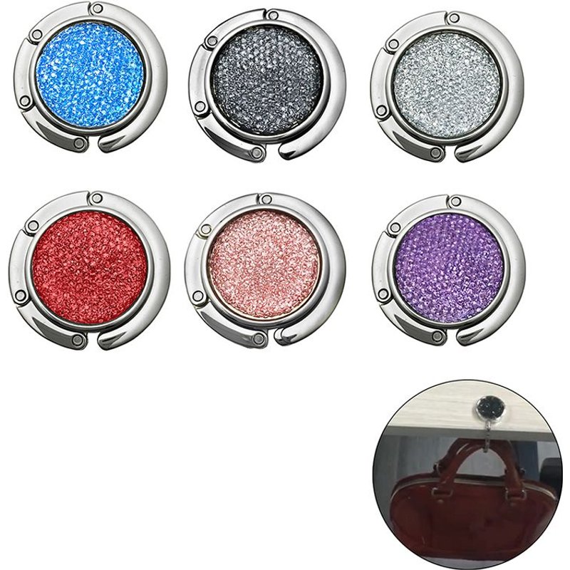 Crochet De Sac ¿¿ Main Pliable En M¿¿Tal, Nouveau, Crochet De Sac ¿¿ Main, Support De Sac ¿¿ Main, Coquille, Crochet De Table Pliable, 1 Pi¿¿Ce