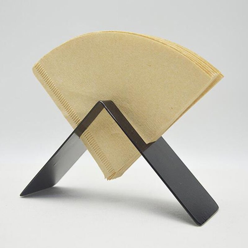 Porte-Filtre ¿¿ Caf¿¿ En Acier Inoxydable, Support De Rangement Pour Papier Filtre ¿¿ Caf¿¿