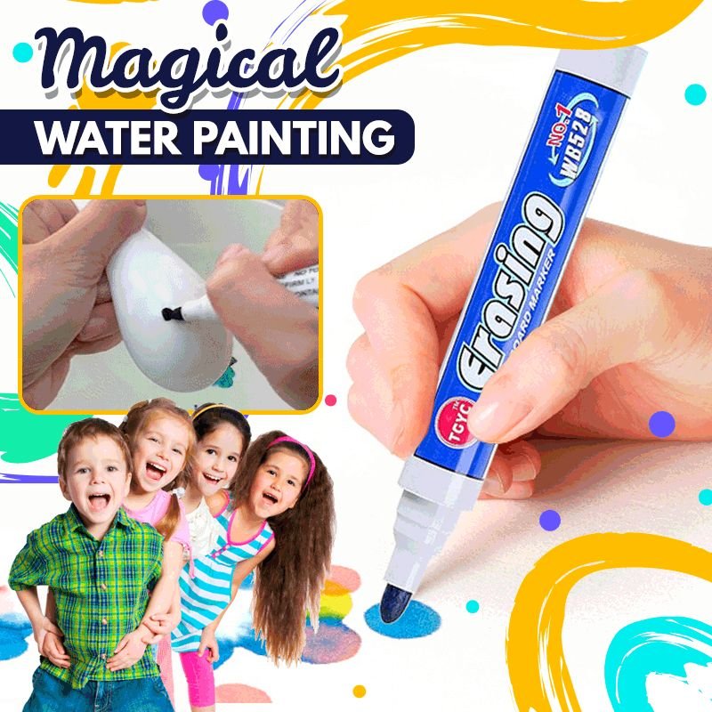 Stylo Magique De Peinture ¿¿ L'eau, Pour Gribouiller Et Colorier, Outil De Peinture Montessori, Jouets ¿¿Ducatifs, En Stock