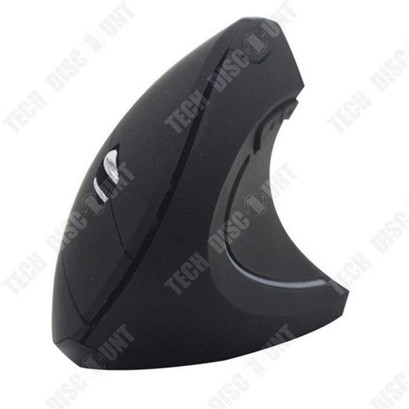 TD Souris ergonomique noire 1600DPI souris silencieuse de bureau souris de chargement sans fil souris Bluetooth souris multi-boutons