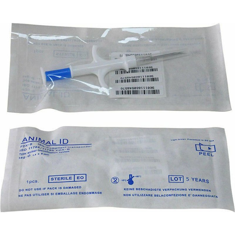 Xeme Catch&mark Pet Mini-Puce 1.4x8mm Id Tag Animaux Chiens Animaux De Compagnie Microchips
