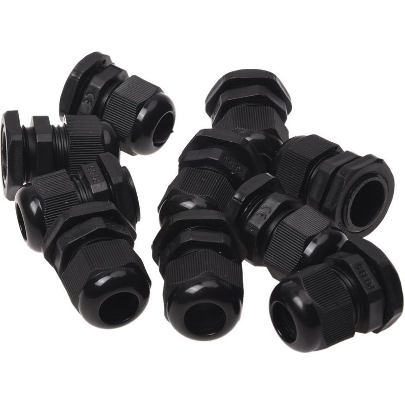 Bon66 Câble Étanche Pg13.5 Modèle 6-12Mm 10 Pièces? Grille De Câbles Noir