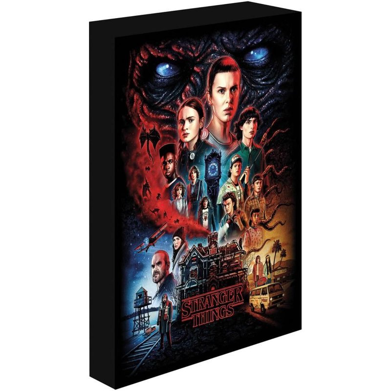 Stranger Things - Vecna - Canvas Lumineux 40x30 Cm