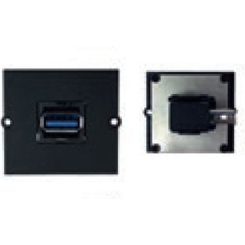 Bachmann 917.122 Prise De Courant Usb A Noir