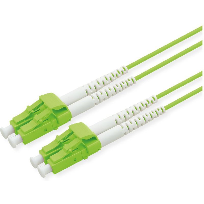 Roline 21159288 Câble De Fibre Optique 20 M 2x Lc Om5 Vert