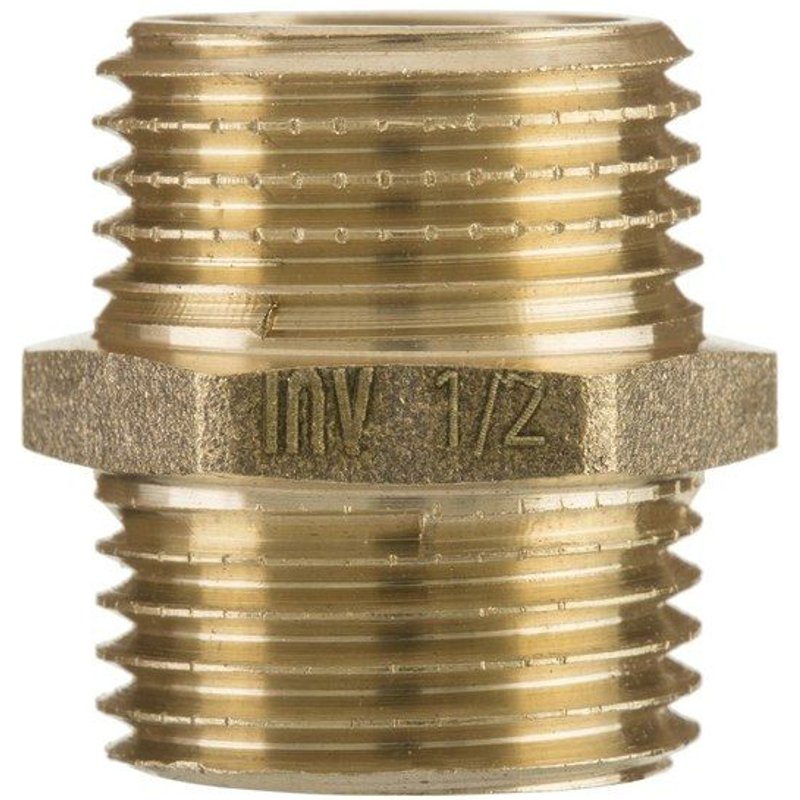 3/4"" x 3/4"" pouce union tuyau de connexion fil du mamelon menuisier raccord en laiton BSP mâle