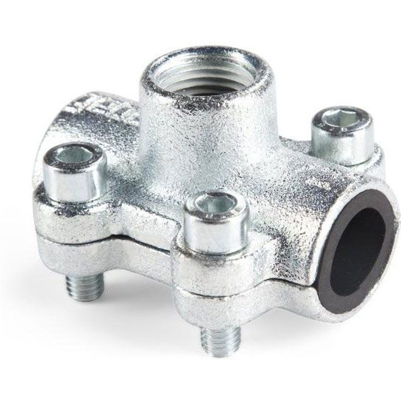 1/2"" réparation Colliers raccords pour tuyaux en acier fuite correctif avec la femelle 1/2"" menuisier bsp