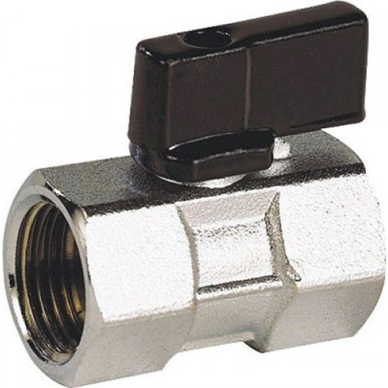 Mini vanne à boisseau sphérique femelle / femelle Ø 12/17 SFERACO