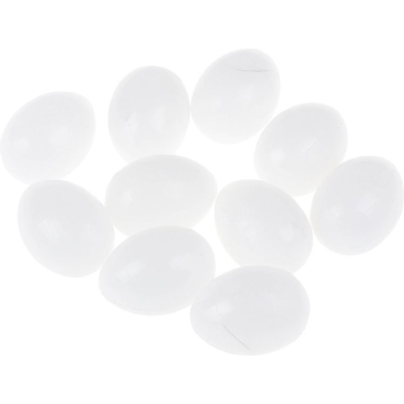 10 Pièces/Lot Faux Oeufs En Plastique Pigeon Oeuf Solide Pigeon Faux Oeuf Pigeon Fournitures D'éclosion