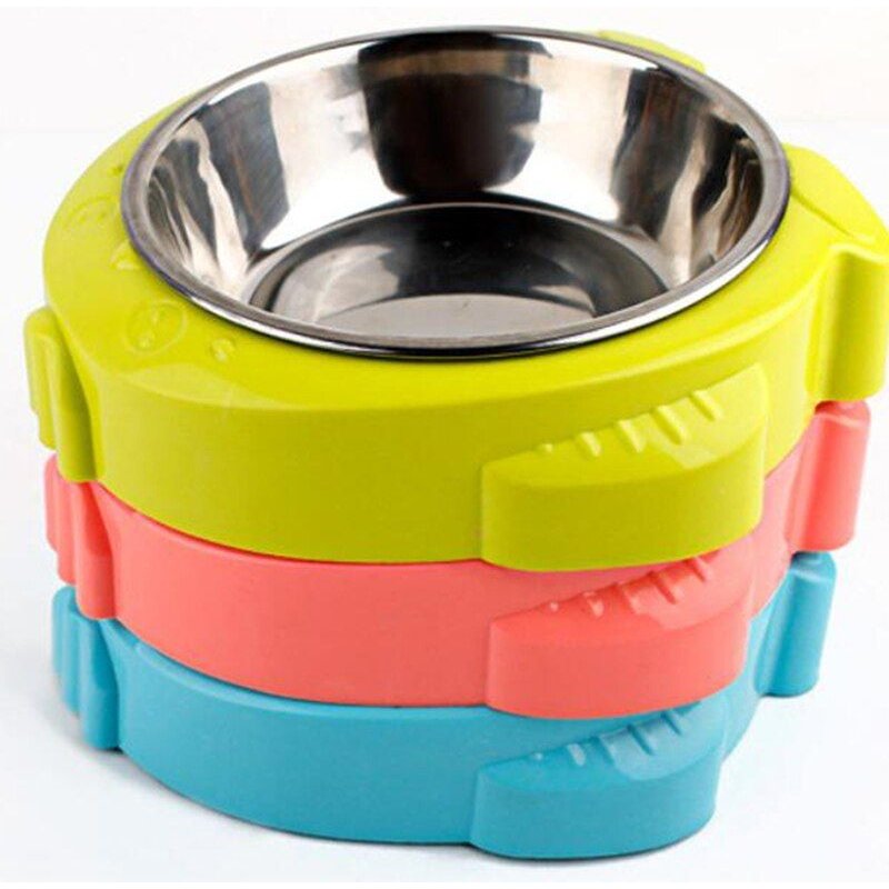 Bol Alimentaire Pour Chien Multifonctionnel Maison Nouveau Bol Pour Animal De Compagnie Antidérapant En Acier Inoxydable Eau Potable Bol Simple Bol De Nourriture Pour Chat