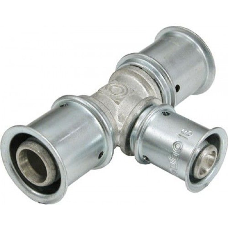 Té à sertir égal pour tube multicouches - diamètre 63 MULTITUBO