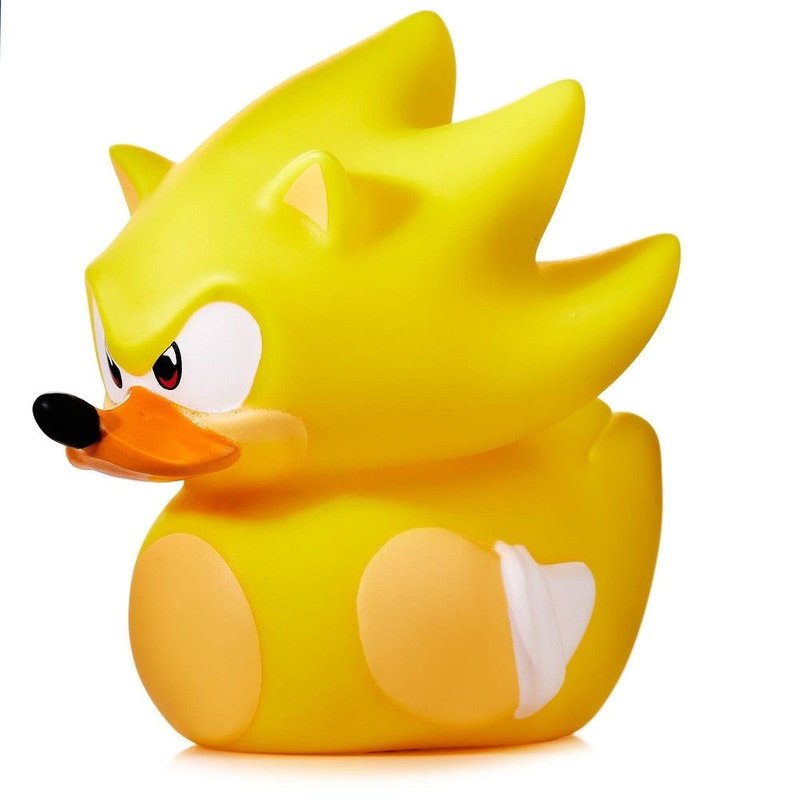 Numskull - Mini Tubbz Canard De Bain - Sonic Le Hérisson - Super Sonic (Édition Baignoire) - 8cm