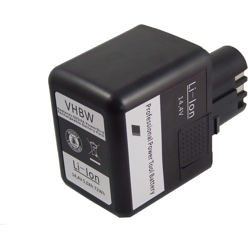 vhbw Batterie remplace Würth G14, 070091526 pour outil électrique (5000mAh Li-Ion 14,4V)