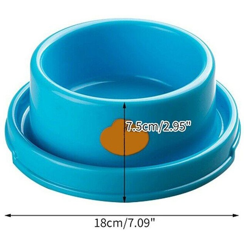 Xue Bol Pour Chien De Chat De Compagnie Anti-Dérapant En Plastique Distributeur D'eau Alimentaire Bol Chiot Anti-Fourmis Bol