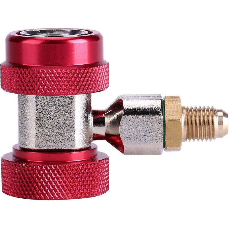 R134A/C faible/haut filetage rapide externe connecteur réglable adaptateur de coupleur de climatisation + noyau de Valve extracteur