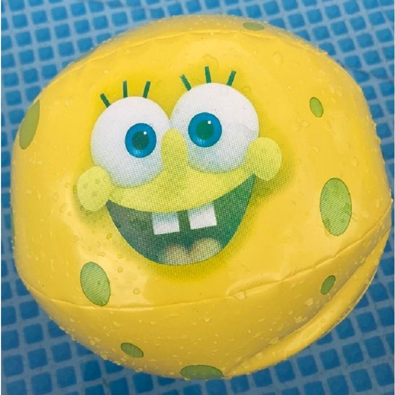 Ballon De Plage Bob L'éponge 30cm Gonflable Jaune