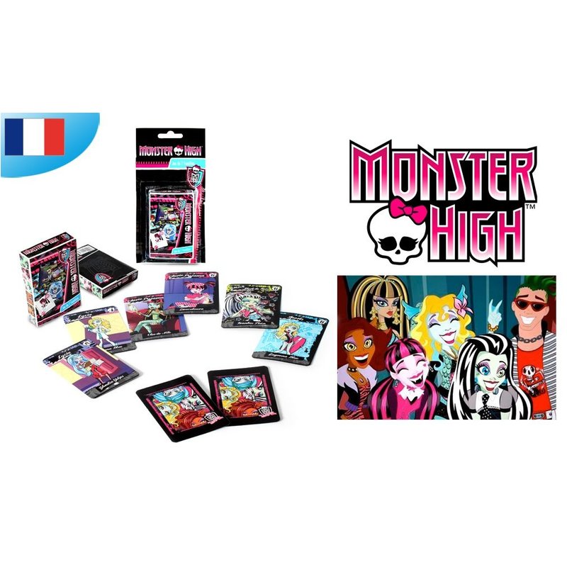 Jeux De Societe Bl Jeu De 7f Monster High -4+