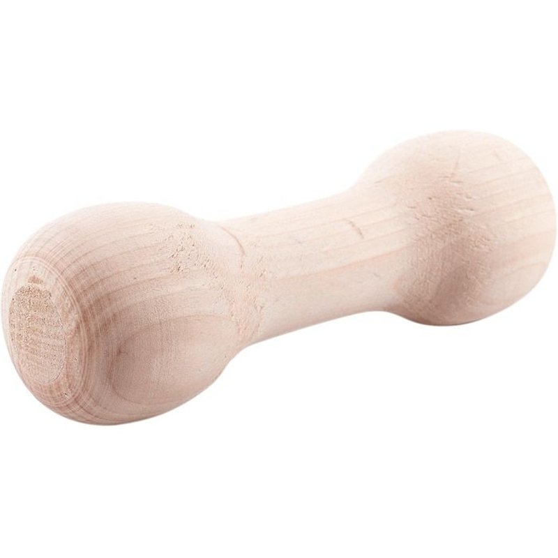 Golden Retriever-Haltère En Bois Jouets Pour Chiens D'entraînement Jouets À Mâcher K9 Aide À La Dentition Aller