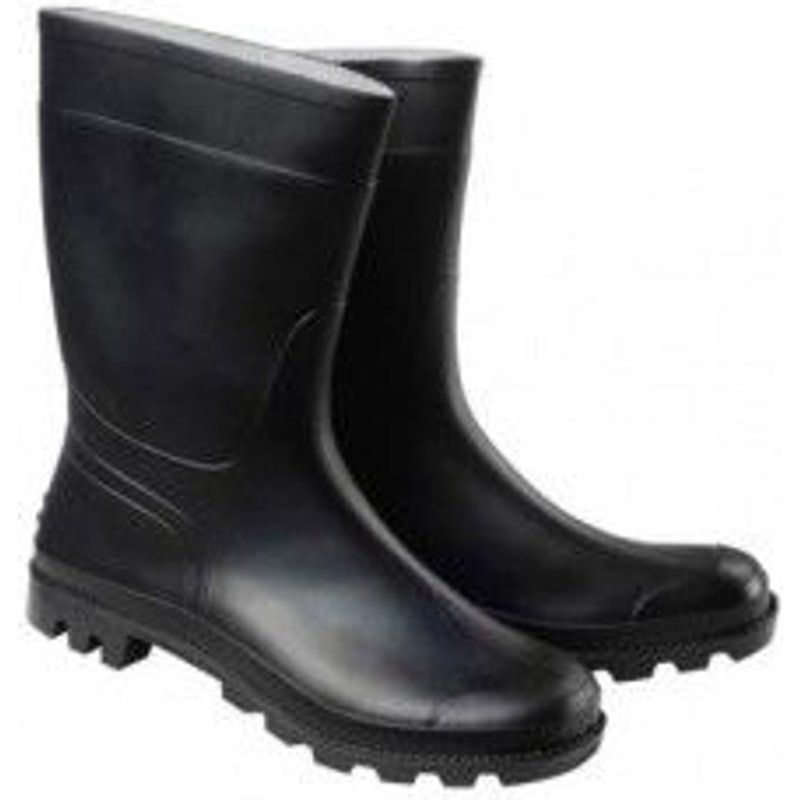 Bottes basses en caoutchouc, noires, t. 36