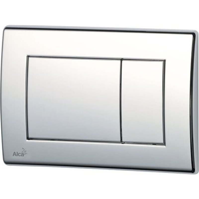 Plaque de commande pour WC suspendus, Chrome brillant (m271)
