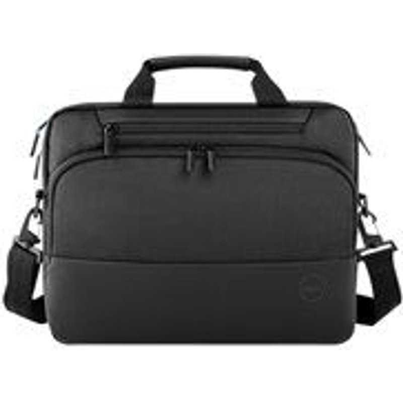 Dell Premier Briefcase 15 - Sacoche pour ordinateur portable - 15" - noir avec logo en métal - 3 Years Basic Hardware Warranty